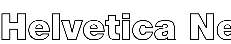 Helvetica Neue Outline Font Download Free